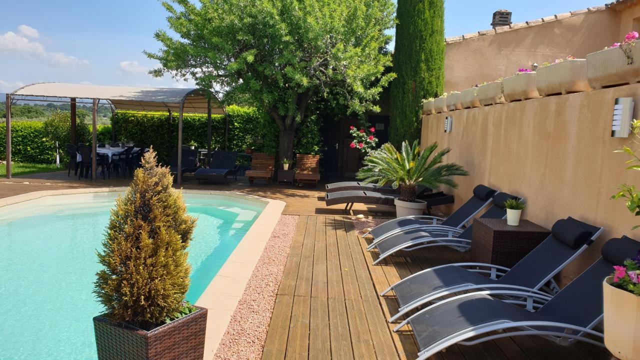 Le Jardin D'Ivana Chambres D'Hotes B&B Avec Piscine Chauffee Oppede Exterior photo