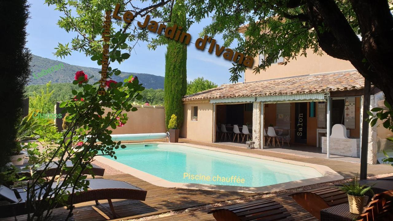 Le Jardin D'Ivana Chambres D'Hotes B&B Avec Piscine Chauffee Oppede Exterior photo